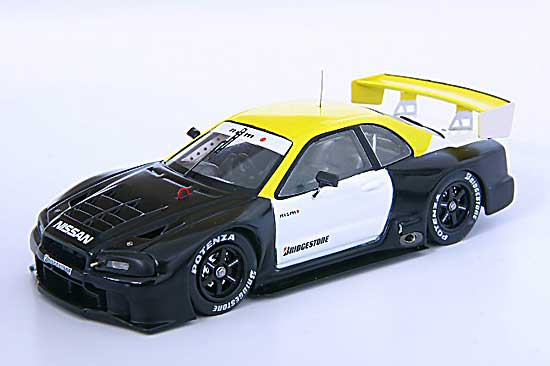 ミニカー　EBBRO-P4  1/43　P418　ニスモ　ＧＴ-Ｒ　JGTC 200１ ウインターテスト（レジン製）