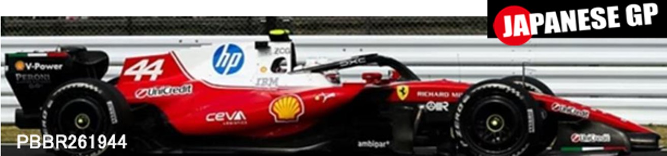 予約品　12月以降順次　ミニカー　MINICHAMPS（ミニチャンプス） Exclusive BBR製  ダイキャストモデル   1/18　PBBR261944　フェラーリ SF-26 ルイス・ハミルトン 日本GP 2026　4548565530205
