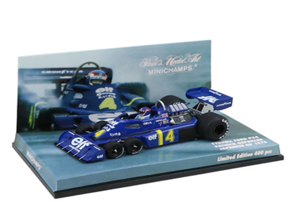 ミニカー　LG55 ミニチャンプス ユーロスポーツ特注　レジンモデル 1/43　PMA-ES-1802　ティレル P34　パトリック・デパイエ　1976年日本GP  400個限定