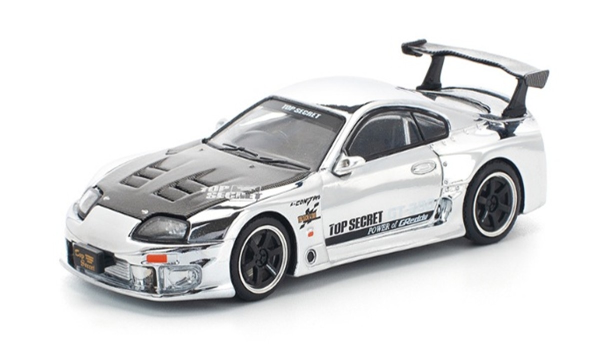 DAIさん専用　ポップレース GT300 スープラ 改 ミニカー ポップレース POP RACE ダイキャスト 1/64 トップ