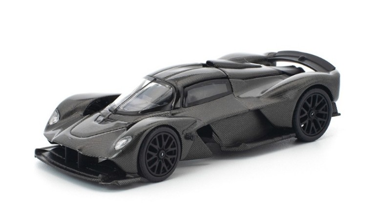 予約品　2026年3月以降順次　ミニカー　ポップレース POP RACE　ダイキャスト　1/64　PR640353　アストンマーティン ヴァルキリー カーボンエディション　4562129858642