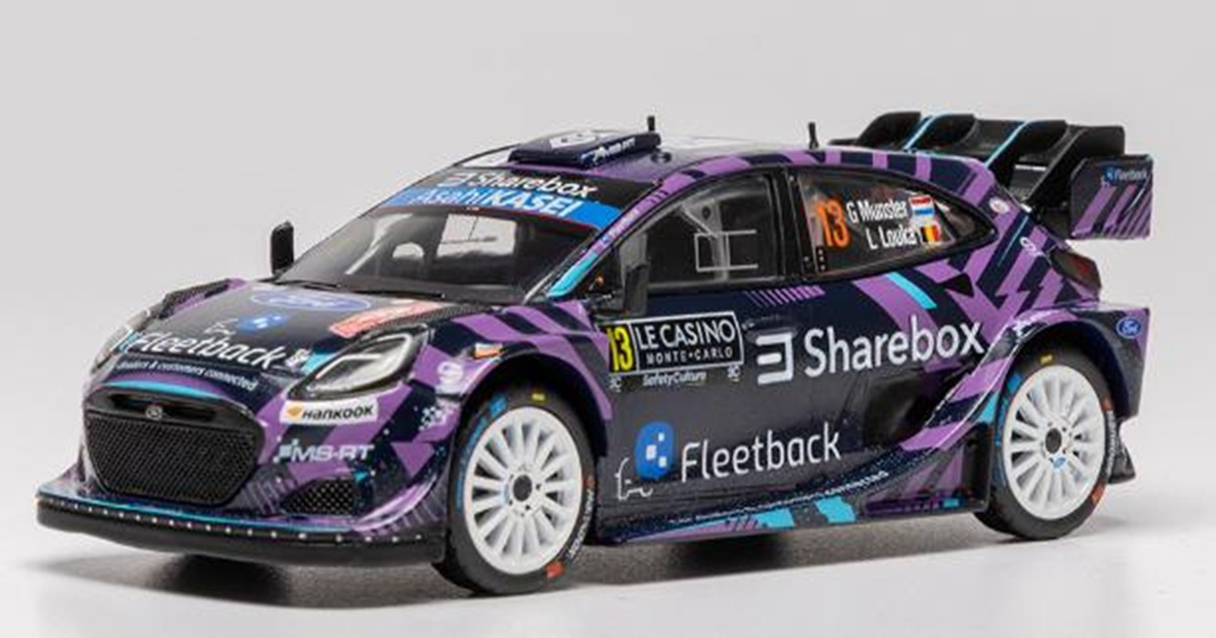 予約品　9月以降　ミニカー　IXOモデル (イクソ)　ダイキャスト　1/43　18RMC271　フォード プーマ Rally1 2026年 ラリーモンテカルロ  #13 G.Munster/L.Louka　4907981698218