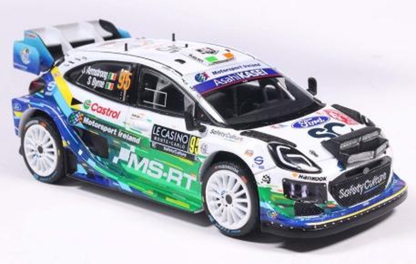 予約品　8月以降　ミニカー　IXOモデル (イクソ)　ダイキャストモデル　1/43　RAM1027C　フォード プーマ Rally1 2026年 ラリーモンテカルロ #95 J.Armstrong/S.Byrne ライトポッド付　4907981698447