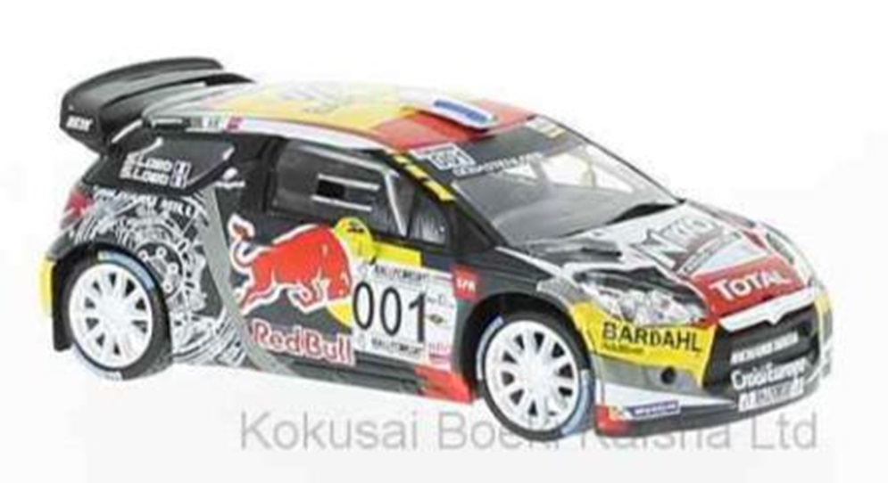 お取り寄せ予約品　～2018年　ミニカー　IXO(イクソ） 1/43　RAM654　シトロエン DS3 WRC 2016年ポール・リカールサーキット 優勝  #001 S・ローブ