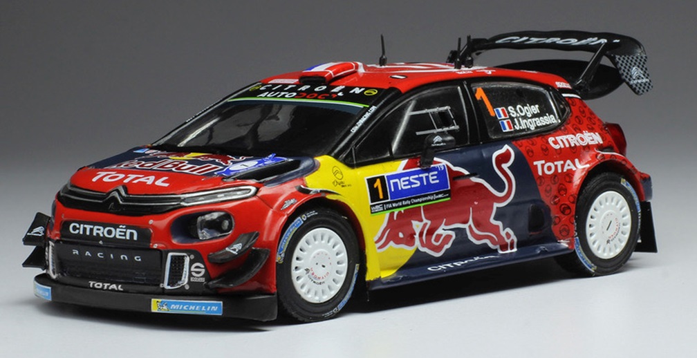 予約品　7～8月頃　ミニカー　IXO(イクソ） 1/43　RAM724　シトロエン C3 WRC  2019年ラリー・フィンランド　#1  S.Ogier / D.Ingrassia