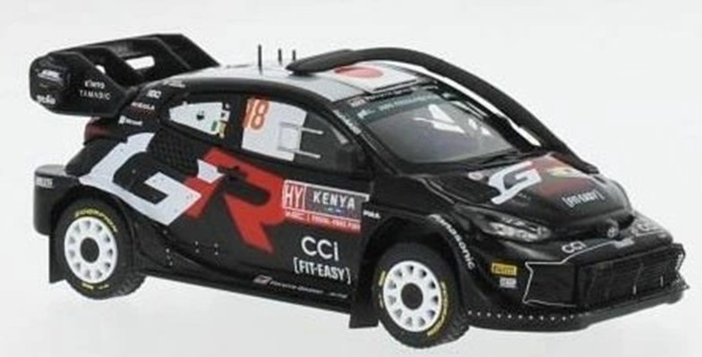 ミニカー　IXO(イクソモデル)  ダイキャスト　1/43　RAM937B　トヨタGRヤリス ラリー1 ハイブリッド 2024年 サファリラリーケニア ２位 #18 勝田 貴元