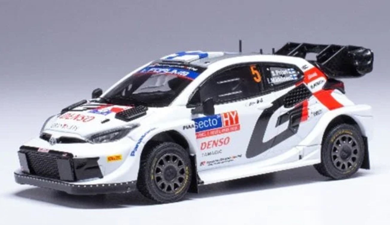 予約品　2025年4月頃　ミニカー　IXO(イクソ)　ダイキャスト　1/43　RAM946　トヨタ GR YARIS ラリー１ ハイブリッド 2024年 ラリーフィンランド 4位 #5 S.Pajari/E.Malkonen（サミ・パヤリ/エンニ・マルコネン）