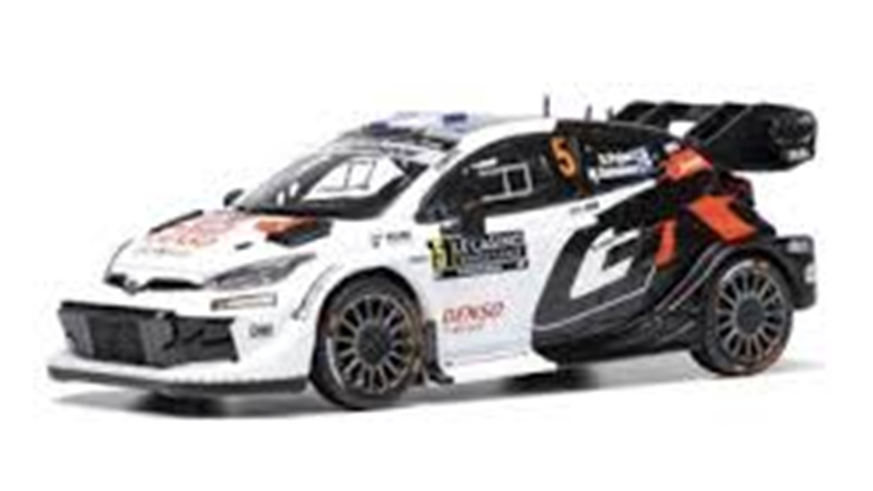 予約品（特別受注形式）9月頃　ミニカー　IXO(イクソ)　ダイキャスト　1/43　RAM972D　トヨタ GR ヤリス ラリー1 2025年 ラリーモンテカルロ #5 S.Pajari M.Salminen　4907981662223