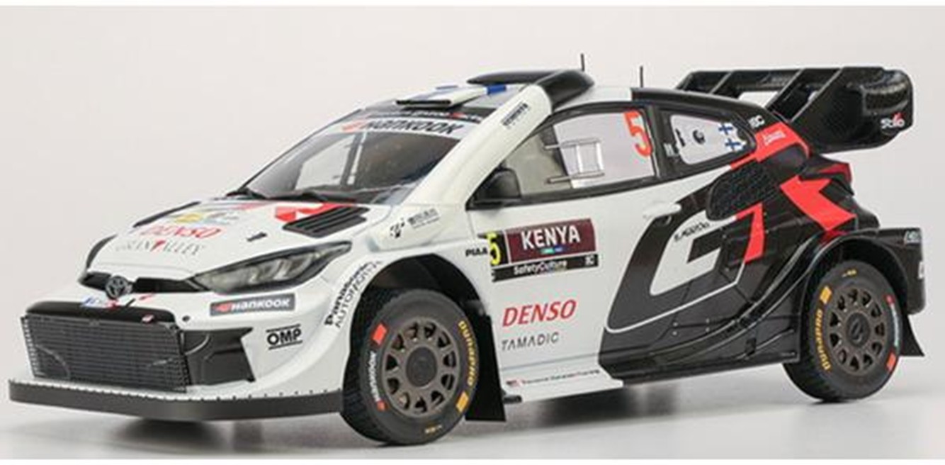 予約品　2026年1月以降発売　ミニカー　IXO(イクソ)モデル　ダイキャストモデル　1/43　RAM995　トヨタ GR ヤリス ラリー1 2025年 ラリーケニア #5 S.Pajari / M.Salminen　4907981694852