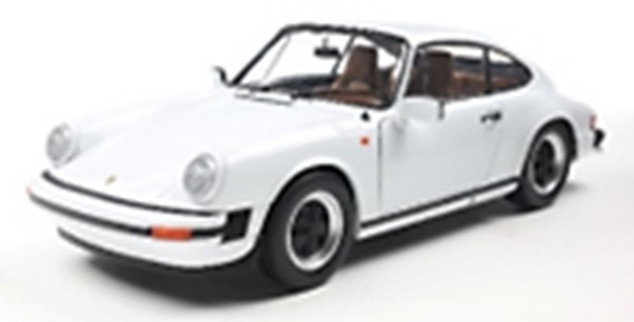 ミニカー　SOLIDO（ソリド） ダイキャストモデル（開閉機構付） 1/18　S1802610　ポルシェ 911 (930) 3.0 SC 1974 (ホワイト)　3663506040597