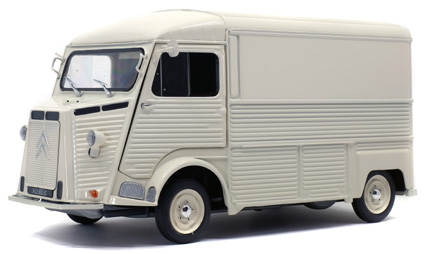 ミニカー　ソリド SOLIDO  ダイキャストモデル（開閉機構あり）　1/18　S1804813　シトロエン タイプ HY 1969 (ベージュ)　4548565481125