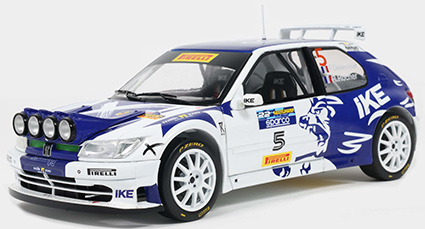 予約品　2027年1月頃　ミニカー　SOLIDO（ソリド）ダイキャストモデル（開閉機構付き） 1/18　S1808312　プジョー 306 マキシ ラリーレジェンド 2024 #5　3663506064203