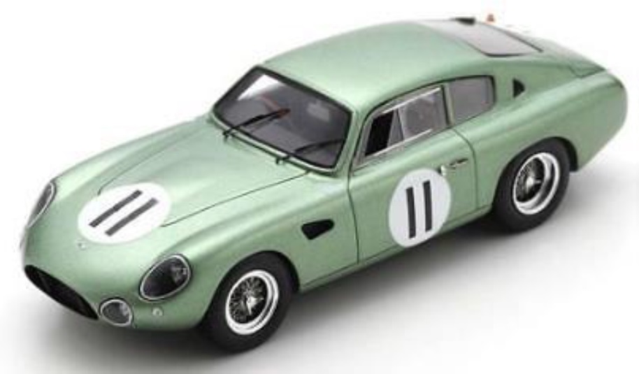 予約品　2023年2月頃　ミニカー　SPARK(スパーク) レジンモデル 1/43　S2412　アストンマーチン Aston Martin DP 212 No.11 24H Le Mans 1962 G. Hill R. Ginther　9580006924124