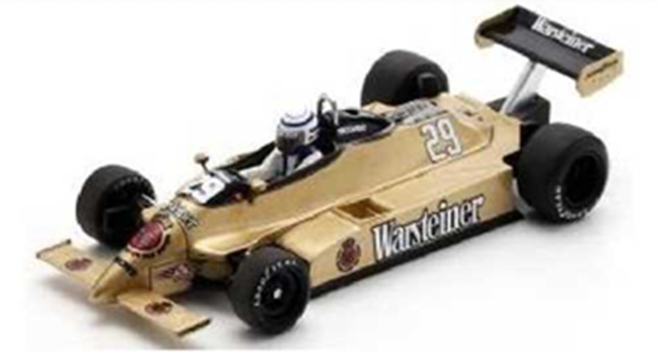 予約品　12月頃　ミニカー　Spark（スパーク）レジンモデル　1/43　S3989　Arrows A3 No.29 Argentinian GP 1980 Riccardo Patrese　9580006939890