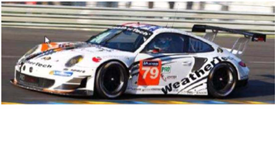 予約品　4月頃　スパーク SPARK　 レジンモデル 1/43　S4236　ポルシェ 911 GT3 RSR (997) No.79 ルマン 2014 Prospeed Competition　C. MacNeil - B. Curtis - J. Bleekemolen