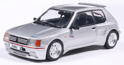 お取り寄せ予約品　11月頃　ミニカー　SOLIDO（ソリド）  ダイキャストモデル　1/43　S4310809　プジョー 205 ディマー 1992 (シルバー)　3663506049392