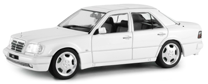 予約品　10月以降　ミニカー　SOLIDO（ソリド）ダイキャストモデル　1/43　S4313205　メルセデスベンツ (W124) E60 AMG 1994 (ホワイト)　3663506049576