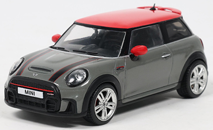 予約品　2027年1月頃　ミニカー　SOLIDO（ソリド）ダイキャストモデル　1/43　S4315004　ミニ クーパー ジョンクーパーワークス 2023 (グレー)　3663506051890