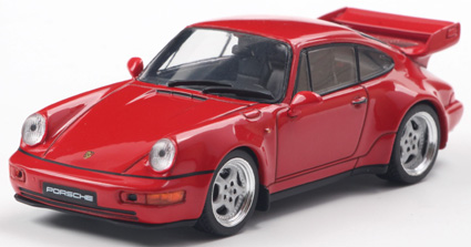 ミニカー　SOLIDO（ソリド） ダイキャストモデル　1/43　S4316901　ポルシェ 911(964) RS 3.8 1994 (レッド)　3663506028540