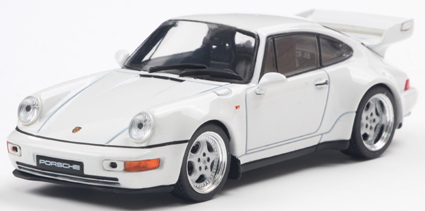 ミニカー　SOLIDO（ソリド） ダイキャストモデル　1/43　S4316902　ポルシェ 911(964) RS 3.8 1994 (ホワイト)　3663506028557