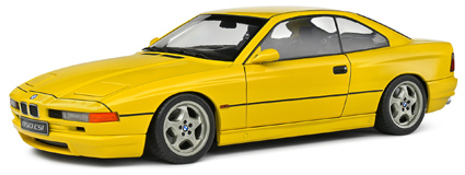 予約品　10月以降　ミニカー　SOLIDO（ソリド）ダイキャストモデル　1/43　S4319501　BMW 850 CSI 1990 (イエロー)　3663506046735