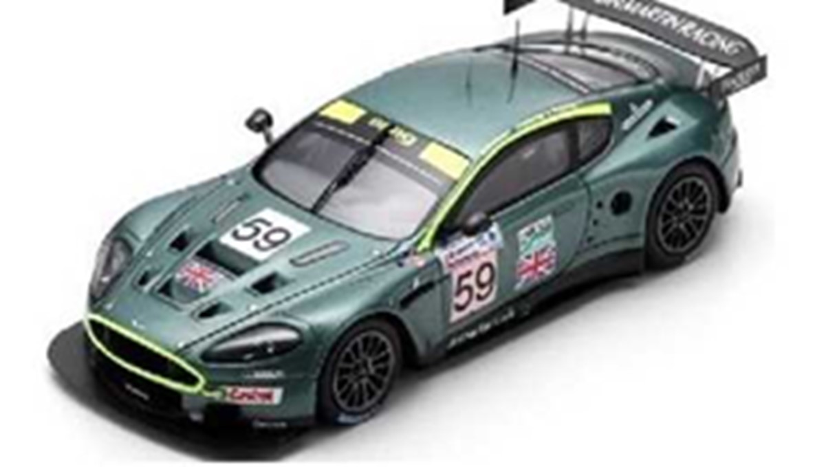 ミニカー　SPARK（スパーク）レジンモデル　1/43　S5856　アストンマーチン Aston Martin DBR9 No.59 Aston Martin Racing 9位 Le Mans 24H 2005 D. Brabham S. Sarrazin D. Turner　9580006958563