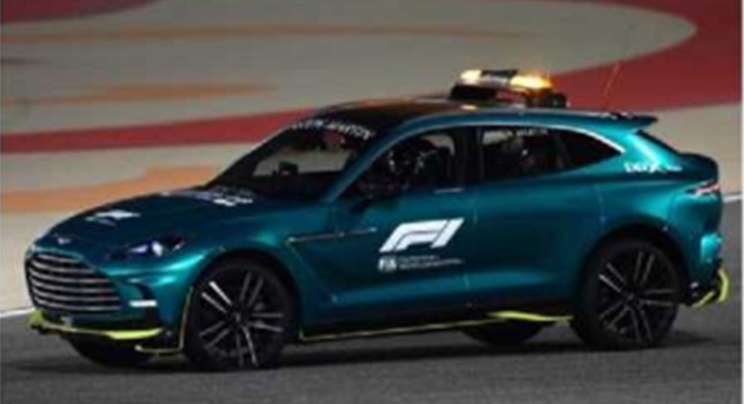 予約品　2024年4月頃　ミニカー　Spark（スパーク） 1/43　S5872　アストンマーチン Aston Martin DBX 707 - Medical support car - F1 2023　9580006958723