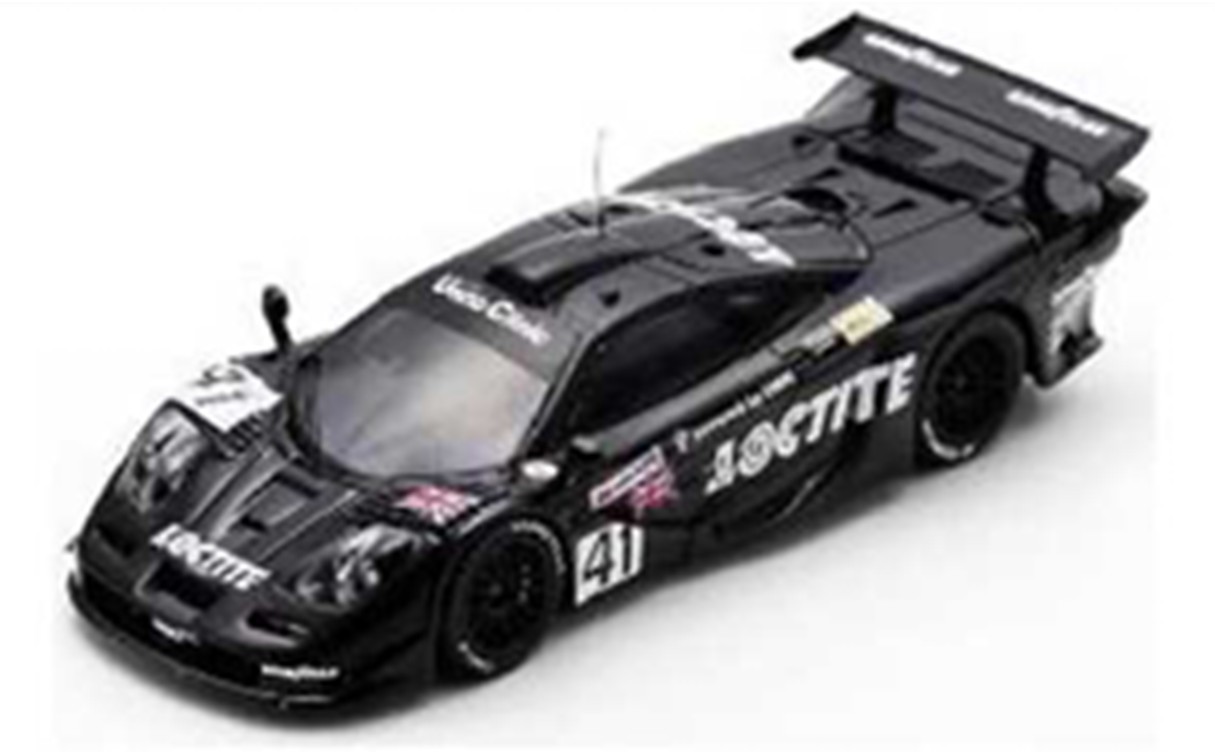 ミニカー　SPARK（スパーク）レジンモデル　1/43　S6682　マクラーレン McLaren F1 GTR No.41 Le Mans 24H 1998 E. Pirro T. Bscher R. Capello　9580006966827