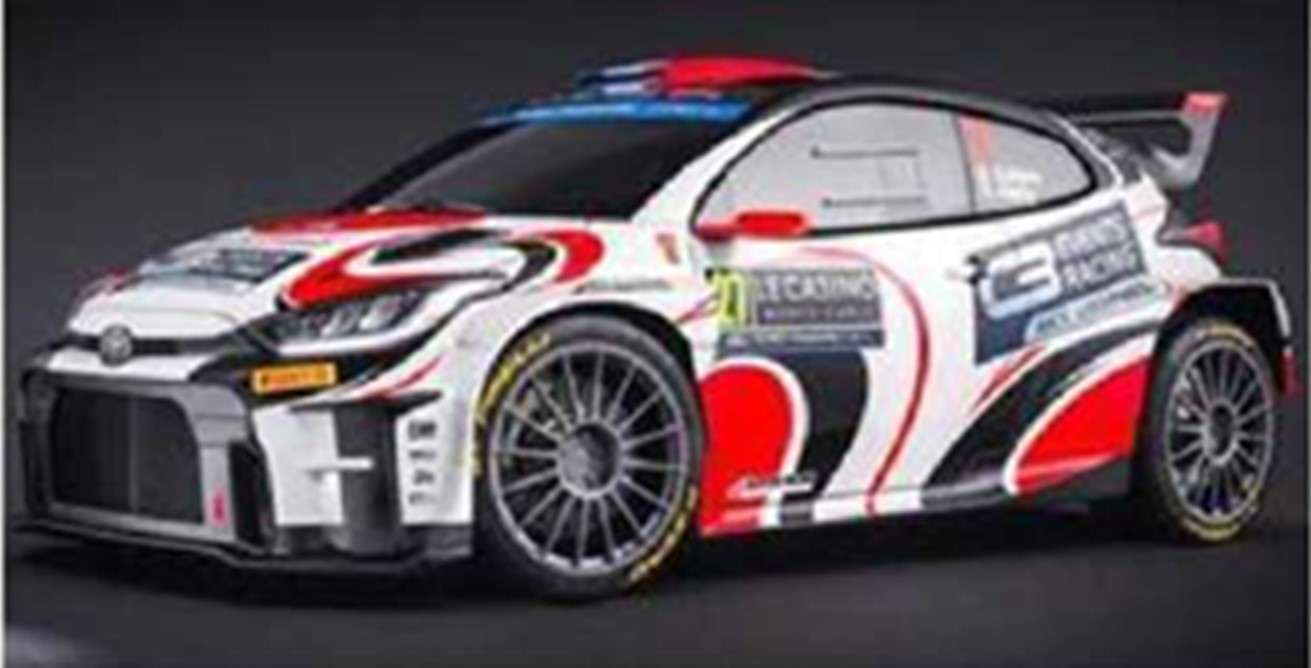 予約品　9月頃　ミニカー　Spark（スパーク）レジンモデル　1/43　S6862　トヨタ TOYOTA GR Yaris Rally 2 No.27 Burton Racing 6位 RC2 Rally Monte Carlo 2024 S. Lefebvre A. Malfoy　9580006968623