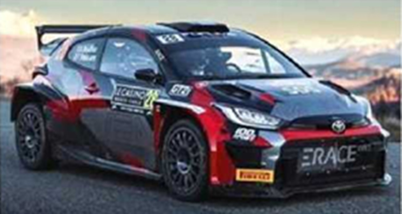 予約品　10月頃　ミニカー　Spark（スパーク）レジンモデル　1/43　S6863　トヨタ TOYOTA GR Yaris Rally 2 No.28 Erace WRT Rally Monte Carlo 2024 B. Bouffier F. Vauclare　9580006968630