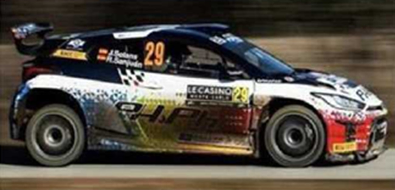 予約品　10月頃　ミニカー　Spark（スパーク）レジンモデル　1/43　S6864　トヨタ TOYOTA GR Yaris Rally 2 No.29 7位 RC2 Rally Monte Carlo 2024 J. Solans R. Sanjuan　9580006968647
