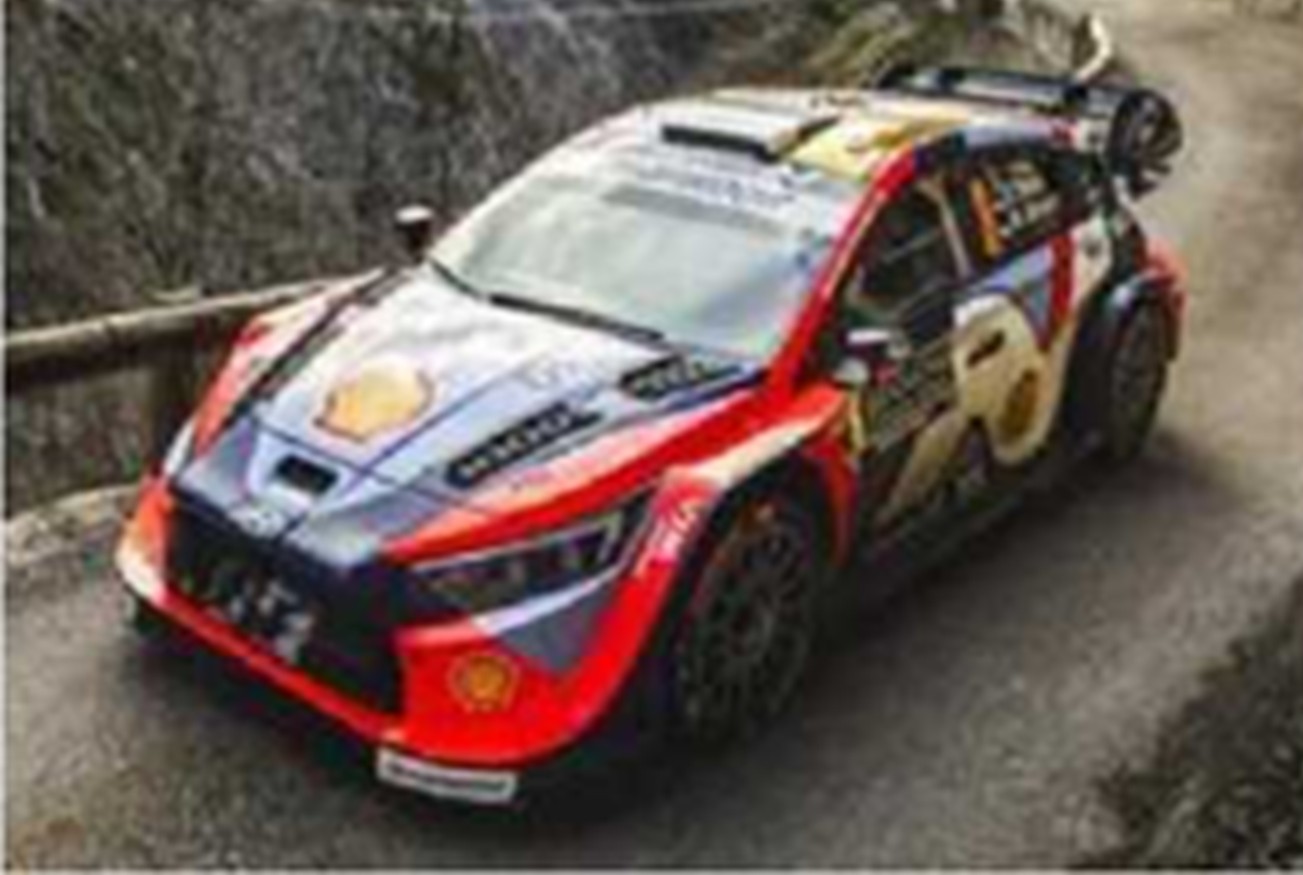 予約品　2026年２月頃　ミニカー　Spark（スパーク）レジンモデル　1/43　S6908　ヒヨンデ Hyundai i20N Rally1 No.8 Rally Monte Carlo 2025 O. Tanak  M. Jarveoja　9580006969088