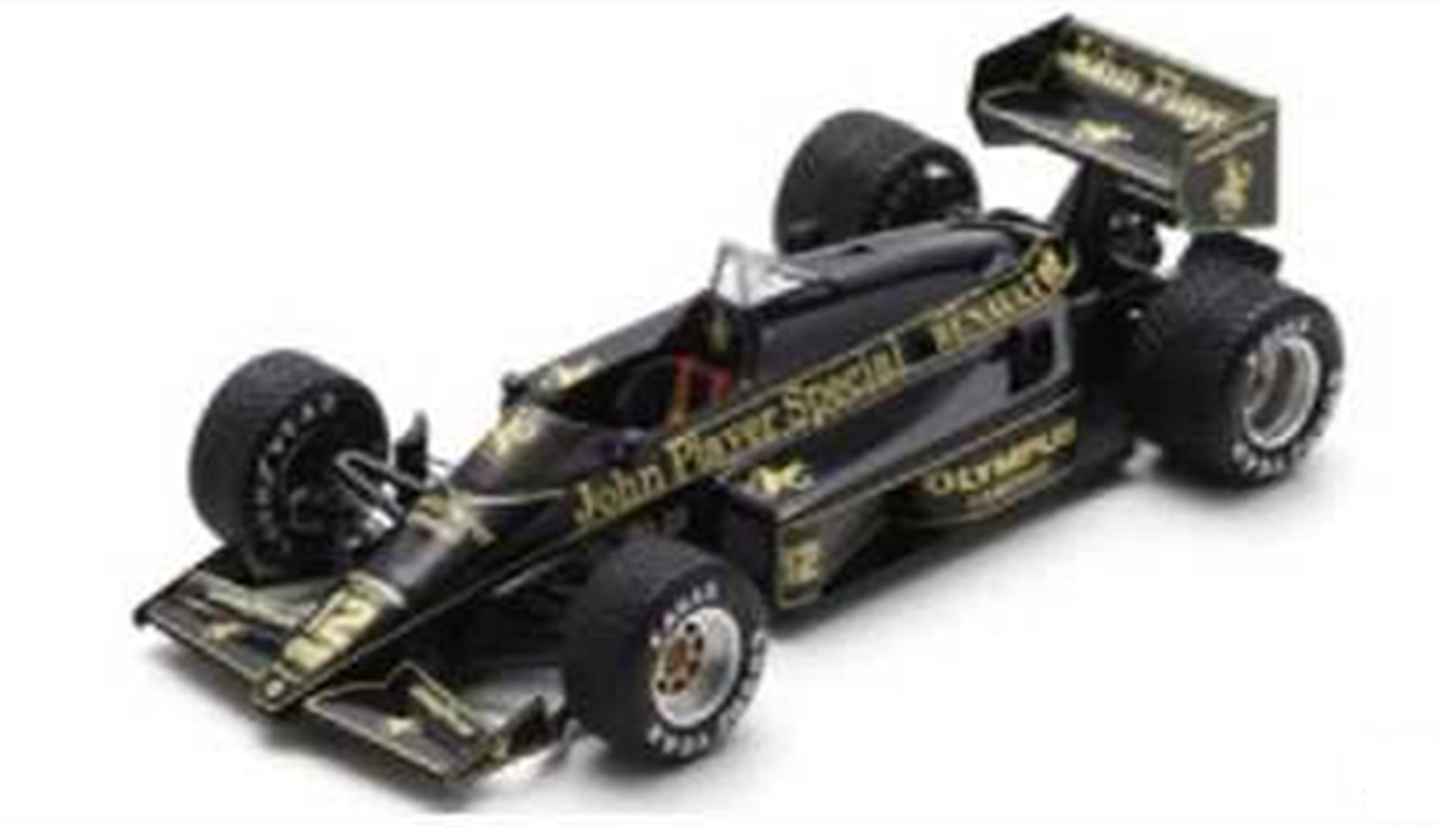 ミニカー　Spark（スパーク）レジンモデル　1/43　S7154　Lotus 97T No.12 優勝 Belgium GP 1985 Ayrton Senna　9580006971548