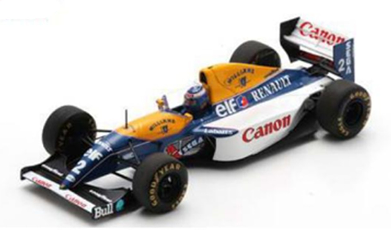 予約品　10月頃　ミニカー　Spark　レジンモデル　1/43　S7476　ウイリアムズ Williams FW15C No.2 優勝 French GP 1993 Alain Prost　9580006974761
