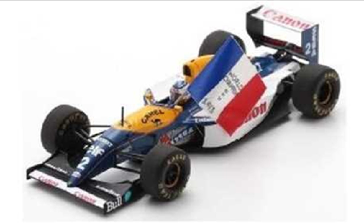 予約品　2026年5月頃　ミニカー　Spark（スパーク）レジンモデル　1/43　S7477　ウイリアムズ Williams FW15C No.2 2位 Portugal GP 1993 Alain Prost　9580006974778