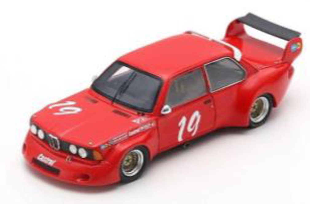ミニカー　SPARK(スパーク) レジンモデル 1/43　S8002　BMW 320 No.19 DRM Mainz-Finthen 1977 Karl-Heinz Becker　9580006980021