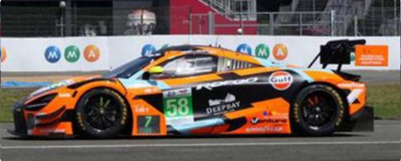 予約品　2027年5月頃　ミニカー　Spark　レジンモデル　1/43　S8426　McLaren 720S LMGT3 Evo No.58 GARAGE 59 Le Mans 24H 2026 A. West F. Gehrsitz B. Goethe　9580006984265
