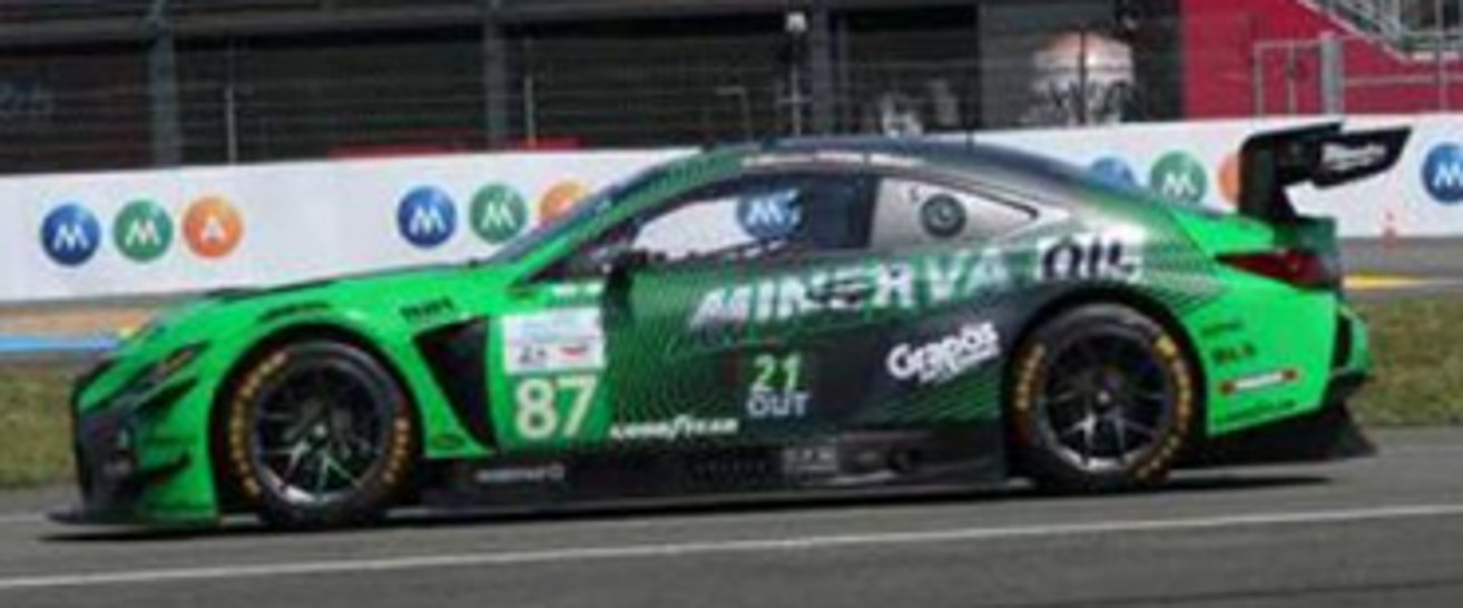 予約品　12月頃　ミニカー　Spark　レジンモデル　1/43　S8434　Lexus RC F LMGT3 No.87 AKKODIS ASP TEAM Le Mans 24H 2026 P. Umbrarescu C. Schmid J. M. Lopez　9580006984340