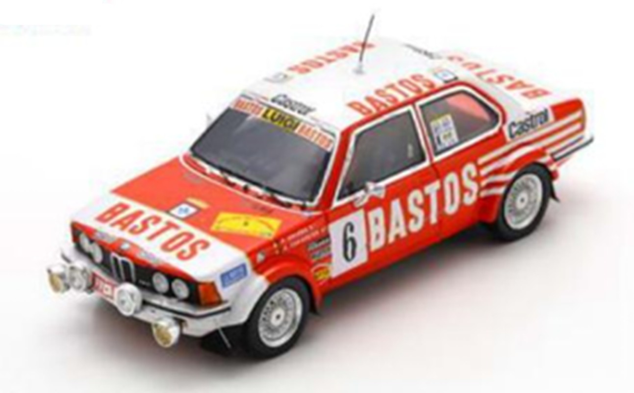 予約品　2027年1月頃　ミニカー　Spark　レジンモデル　1/43　S8512　BMW 323i Gr 2 No.6 5位 Condroz Rally 1982 P. Snijers G. van Oosten　9580006985125