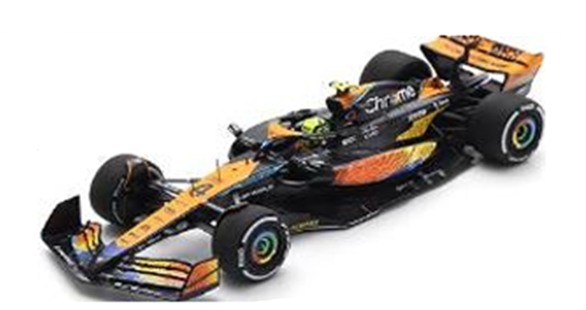 ミニカー　Spark（スパーク） 1/43　S8945　McLaren MCL60 No.4 McLaren 5位 Abu Dhabi GP 2023 Lando Norris　9580006989451