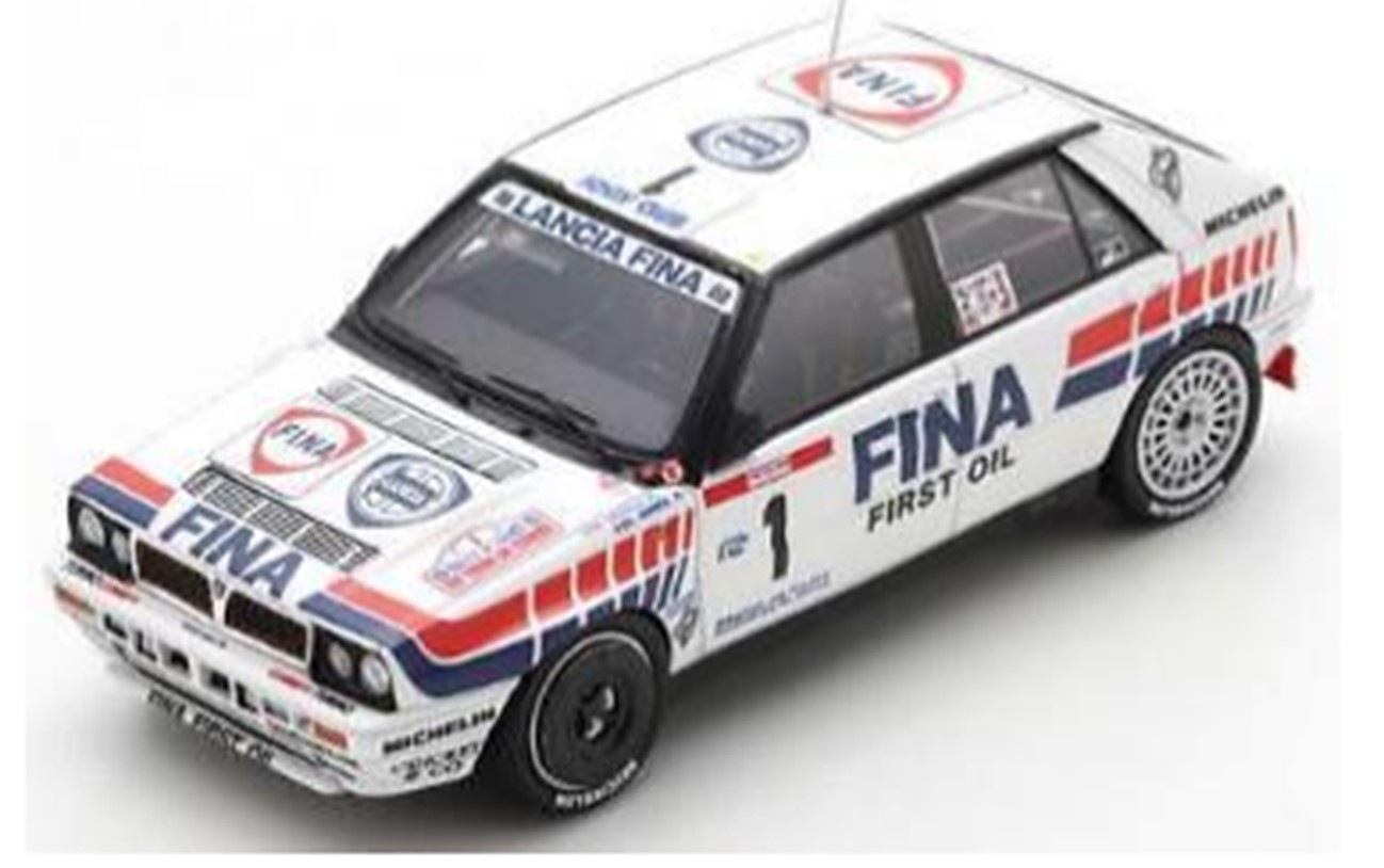 ミニカー　SPARK(スパーク) レジンモデル 1/43　S9009　ランチャデルタ Lancia Delta HF Integrale 16V No.1 2位 Tour de Corse Rally de France 1991　9580006990099