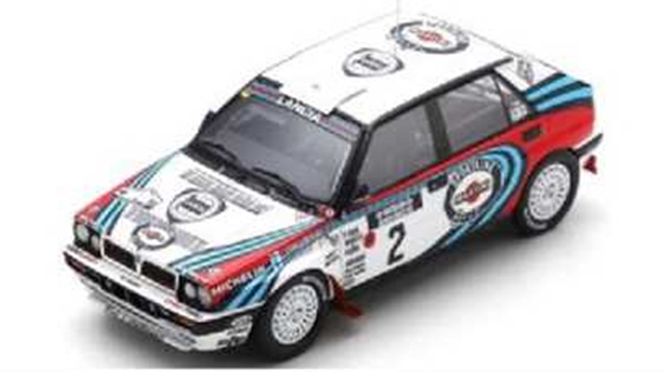 ミニカー　Spark（スパーク）レジンモデル　1/43　S9010　Lancia Delta HF Integrale 16V No.2 優勝 1000 Lakes Rally 1991 J.Kankkuken J.Piironen　9580006990105