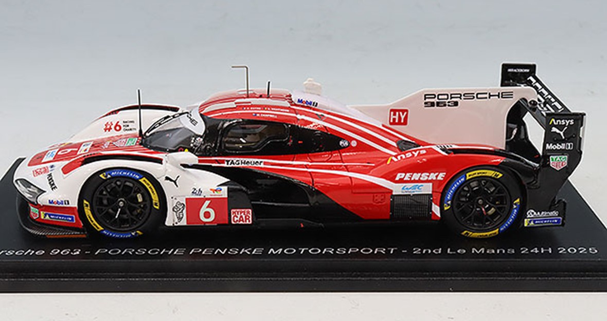 ミニカー Spark（スパーク）レジンモデル 1/43 Porsche 963 No.6
