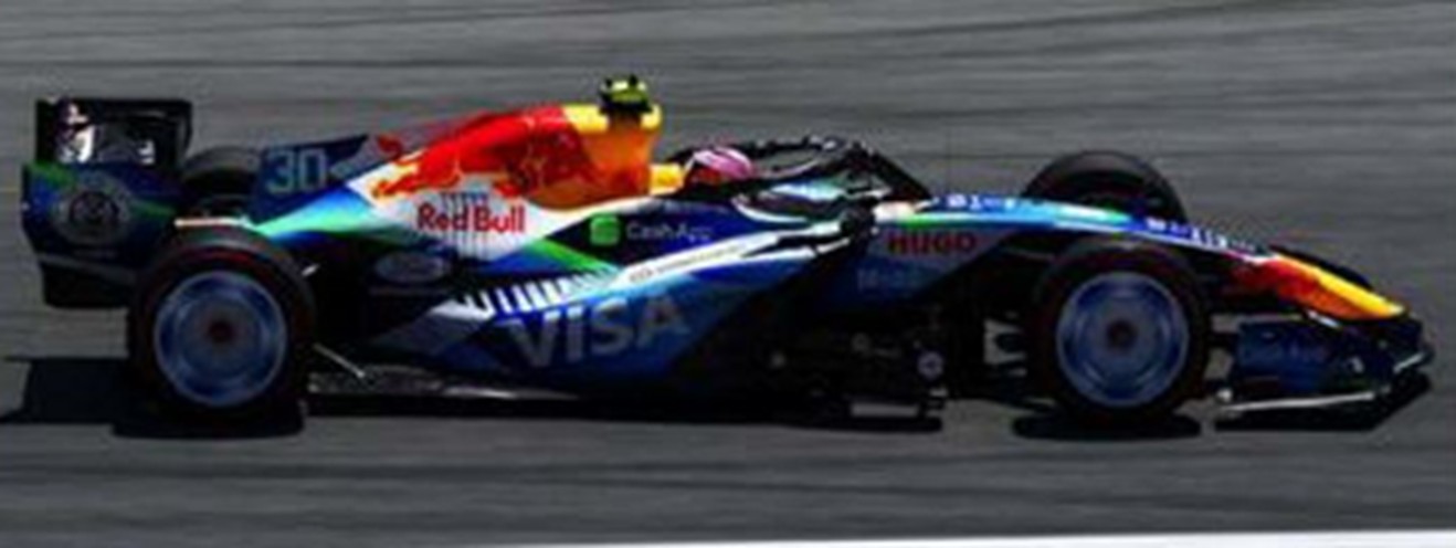 予約品　12月頃　ミニカー　Spark　レジンモデル　1/43　S9409　Visa Cash App Racing Bulls Formula One Team VCARB 03 Spanish GP 2026 Liam Lawson　9580006994097