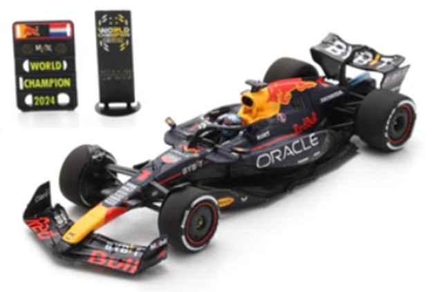 ミニカー　SPARK（スパーク）レジンモデル　1/43　S9547　オラクルレッドブル Oracle Red Bull Racing RB20 No.1 Oracle Red Bull Racing  2024 Formula One Drivers' Champion Max Verstappen　9580006995476