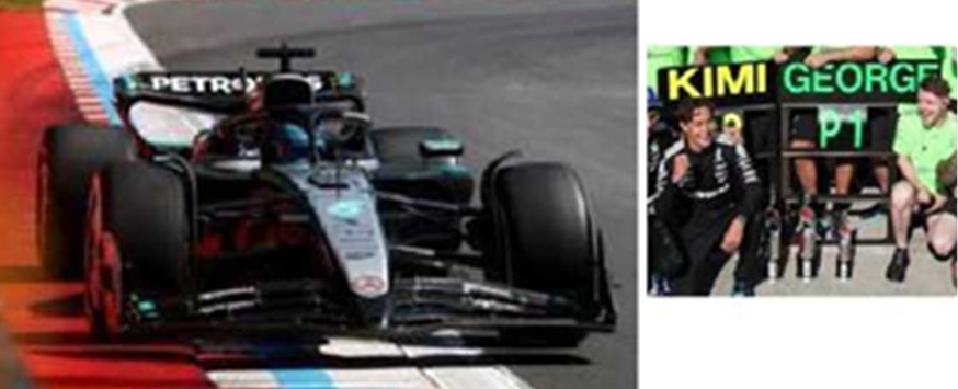 予約品　2026年2月頃　ミニカー　Spark（スパーク）レジンモデル　1/43　S9616　Mercedes W16 No.63 Mercedes-AMG PETRONAS Formula One Team 優勝 Canadian GP 2025 George Russell　9580006996169