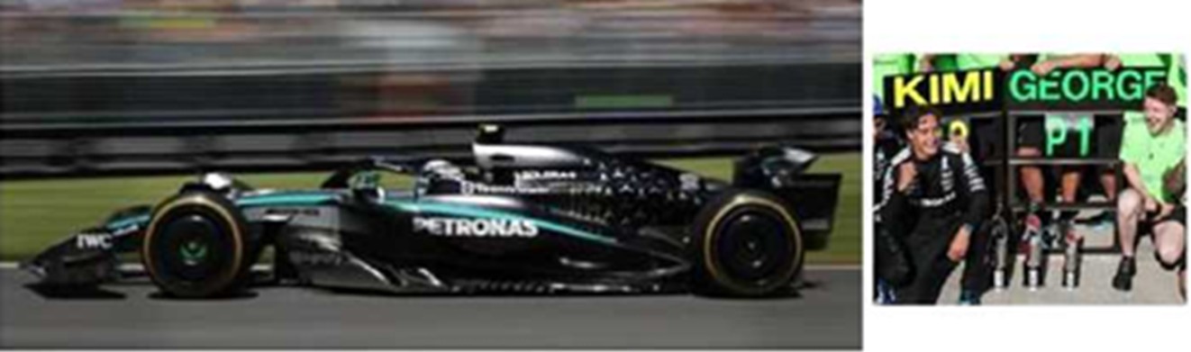 予約品　2026年2月頃　ミニカー　Spark（スパーク）レジンモデル　1/43　S9617　Mercedes W16 No.12 Mercedes-AMG PETRONAS Formula One Team 3位 Canadian GP 2025 Kimi Antonelli　9580006996176