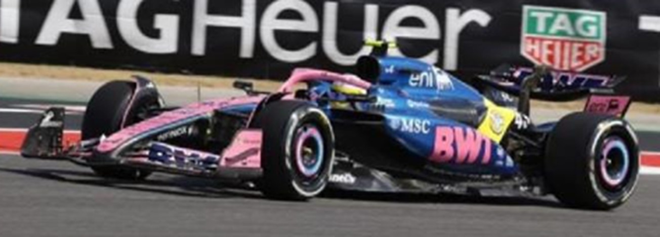 予約品　2026年4月頃　ミニカー　Spark（スパーク）1/64　64S096　Alpine A525 No.43 BWT Alpine Formula One Team US GP 2025 Franco Colapinto　9580006360960