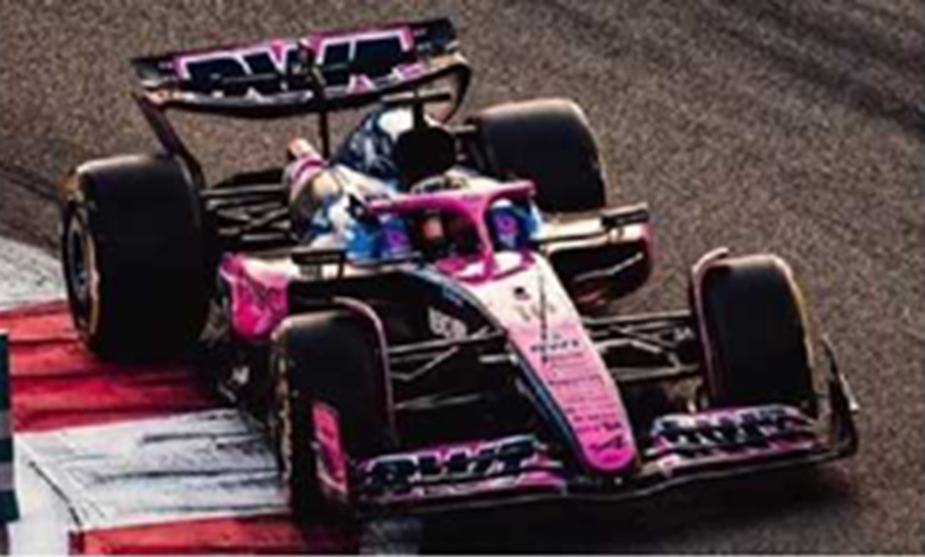 予約品　2026年6月頃　ミニカー　Spark（スパーク）レジンモデル　1/43　S9682　Alpine A525 No.10 BWT Alpine Formula One Team Abu Dhabi GP 2025 Pierre Gasly　9580006996824