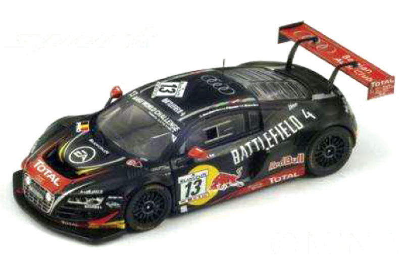 ミニカー　スパーク SPARK レジンモデル　1/43　SB056　アウディ R8 LMS ウルトラ スパ 24h 2013 No.13　9580006720566